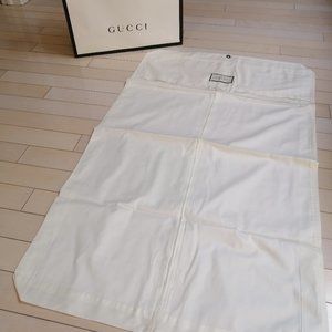 Authentic Gucci paper shopping bag and Large Garment Bag